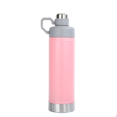 Desporto ao ar livre Viagens Garrafa de água Sliver Garrafas de aço inoxidável Gym Thermos de vácuo