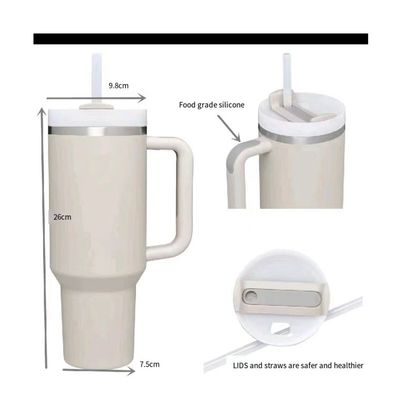 Aço inoxidável 40OZ Adventure Custom Logo Travel Tumbler com alça Customize Color
