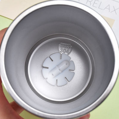 Copo de mistura de aço inoxidável com tampa estilo de design minimalista