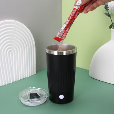 Copo de mistura de aço inoxidável com tampa estilo de design minimalista