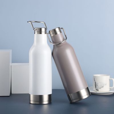 304/201 aço inoxidável garrafa isolada 500 ml design moderno de parede dupla térmico de vácuo