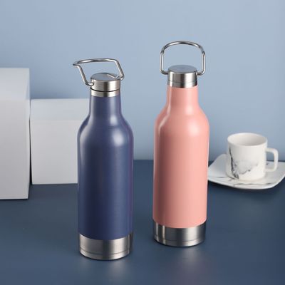 304/201 aço inoxidável garrafa isolada 500 ml design moderno de parede dupla térmico de vácuo