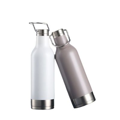 Casa e Esporte 500ml Presente de aço inoxidável borracha tinta fosca de parede dupla frasco térmico com cor personalizada