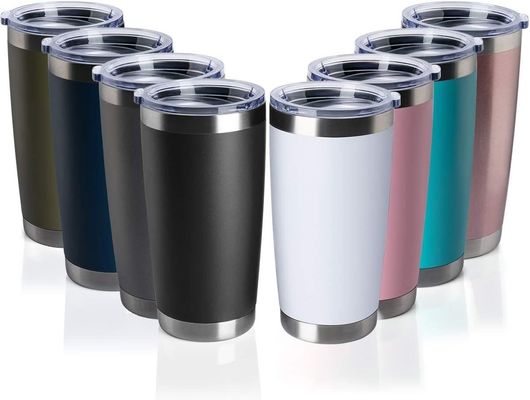 Todos os interessados podem desfrutar desta caneca de viagem de aço inoxidável de 600 ml com palha