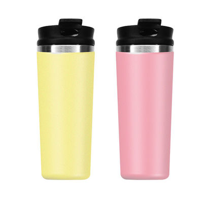 Sustentável Custom 12oz 16oz Flasca de vácuo de parede dupla Isulada Flasca de água esportiva de aço inoxidável