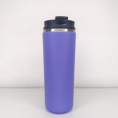 Sustentável Custom 12oz 16oz Flasca de vácuo de parede dupla Isulada Flasca de água esportiva de aço inoxidável