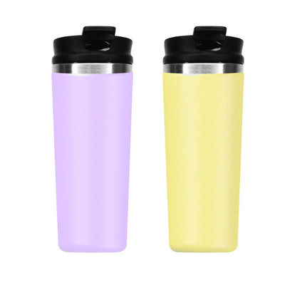 Sustentável Custom 12oz 16oz Flasca de vácuo de parede dupla Isulada Flasca de água esportiva de aço inoxidável