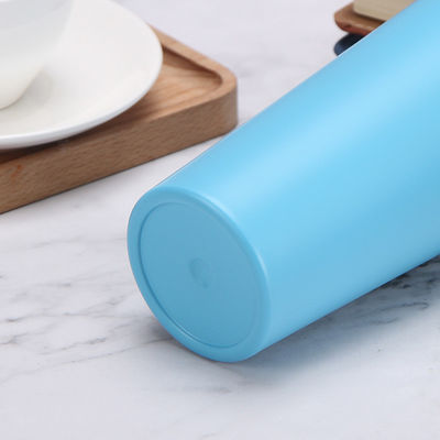 304 aço inoxidável dentro copos de café de parede dupla vaso de viagem de vácuo com tampa e palha