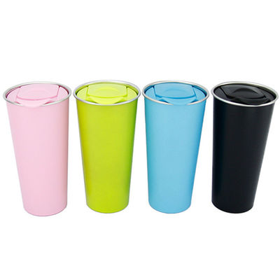 Logotipo personalizado aceitável Tumbler de aço inoxidável para taça de café e taças de pinta