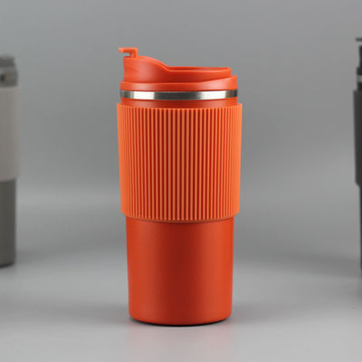 Taça de café isolada de aço inoxidável de 450 ml personalizada com tampa para manter as bebidas quentes / frias