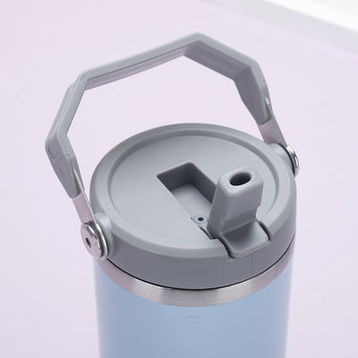 Logotipo de cor personalizado 20Oz 30Oz Sublimação de parede dupla Tubarões portáteis isolados de viagem Carro caneca de café com alça