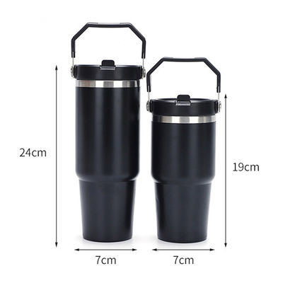 Presentes de Negócios 40 oz de aço inoxidável Vacuo isolado caneca de café com tampa e alça