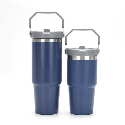 Presentes de Negócios 40 oz de aço inoxidável Vacuo isolado caneca de café com tampa e alça