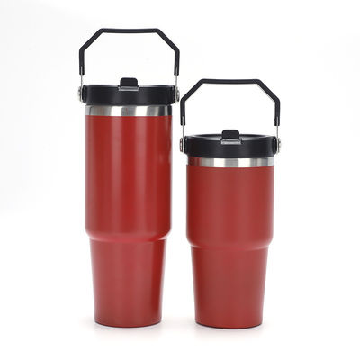 Presentes de Negócios 40 oz de aço inoxidável Vacuo isolado caneca de café com tampa e alça