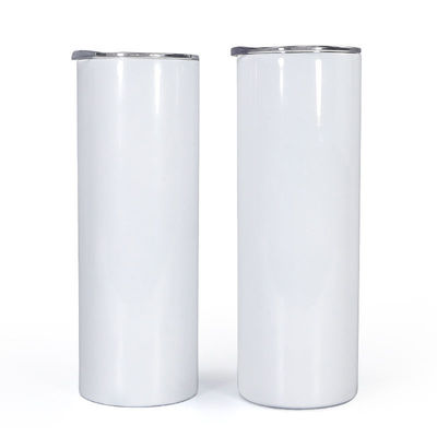 20oz 30oz Straight Skinny Sublimation Tumbler com parafuso na tampa e canela caneca para acampar