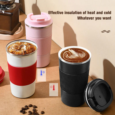 304 Copo de café isolado de aço inoxidável bom efeito de isolamento 380ml/510ml Capacidade