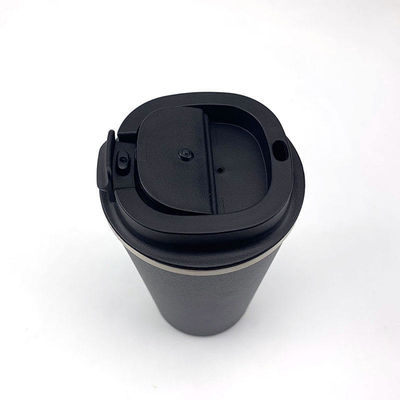 LID 12/17 oz Dupla parede 18/8 Thermos Café Vacuum Viagem isolado caneca de café de aço inoxidável