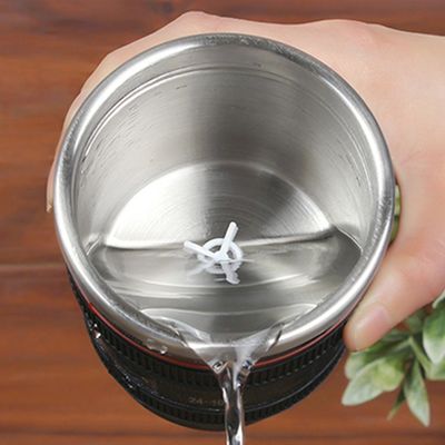 253.4g Dupla parede de aço inoxidável lente de câmera caneca de café para fotógrafos