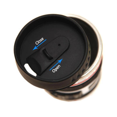 Fotógrafos de viagem Tumbler câmera lente caneca de café com design isolado e agitação