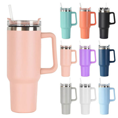 Garrafa de água reutilizável Multicolor sublimação de vácuo caneca de café de aço inoxidável