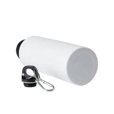 Produção de frascos de vácuo de aço inoxidável de alumínio garrafa clássica com clip carabiner