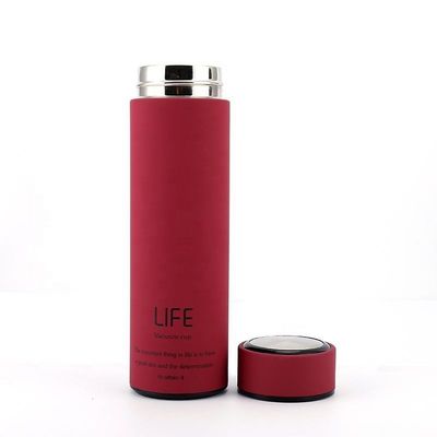Flascas de vácuo de 500 ml de aço inoxidável 304 de parede dupla para gravação de logotipo personalizado de chá