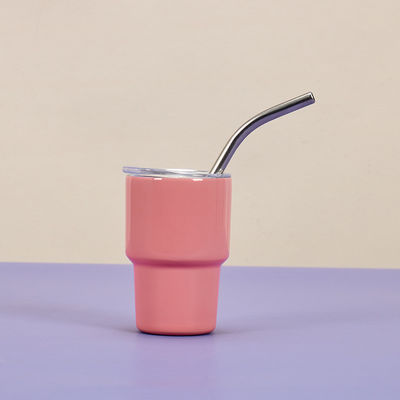 2 oz de aço inoxidável, vidro com tampa de palha, mantém as bebidas quentes ou frias 6-12 horas.