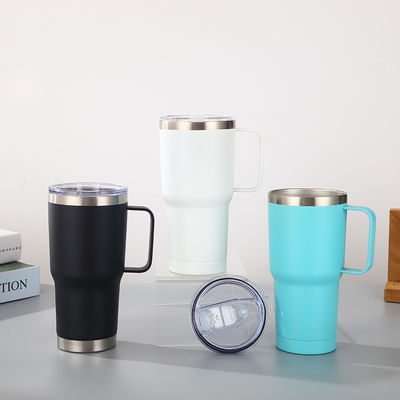 20 oz Taça de café de aço inoxidável de parede dupla Flasca isolada com estilo country