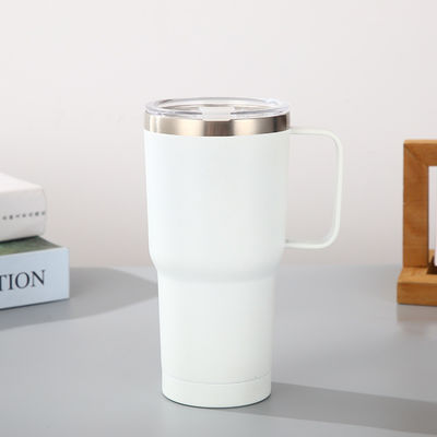 20 oz Double Isolated Stemless Wine Tumbler com alça e palha Melhorar sua imagem