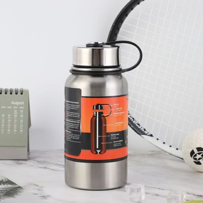 Flasca de vácuo de copo recto com parede dupla Bebidas isoladas Garrafa de viagem Aço inoxidável