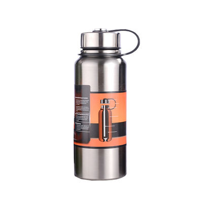 304 de aço inoxidável, à vácuo, isolado, garrafa de água esportiva de 32 oz para entusiastas de fitness.