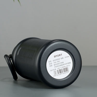 Viagens ao ar livre 850 ml Dupla parede de vácuo isolado de aço inoxidável garrafas de água