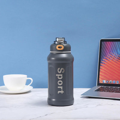 Viagem ao ar livre 850ML Copo isolante de aço inoxidável com palha e grande capacidade