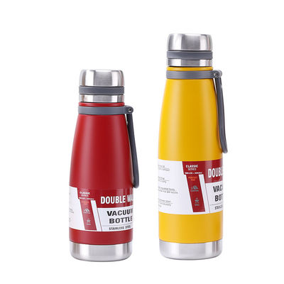 650ml 850ml Tumbler Dupla Parede Isolada de Aço Inoxidável Garrafa de Água Desportiva para Todos