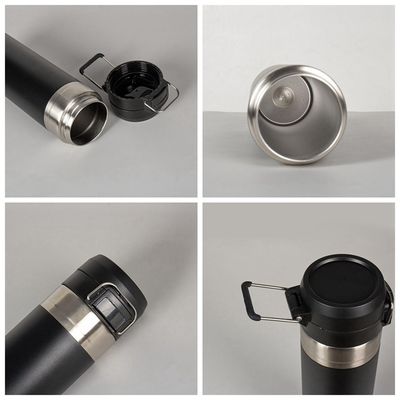 520ml garrafa de água personalizada quente frio isolado aço inoxidável estilo de design clássico