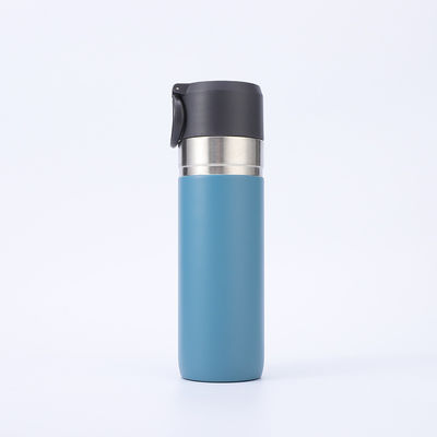 Garrafa de 500 ml Metal Sport Straight Cup Vacuum Insulated Thermos Flask com Infusor de Chá