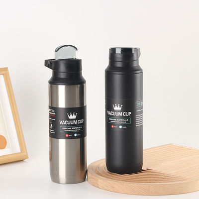 Logotipo Personalizável garrafa de água isolada de aço inoxidável de 500 ml para atividades ao ar livre