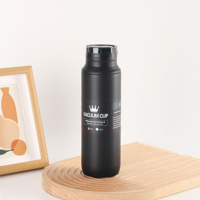 Taça de frasco de vácuo de aço inoxidável de cor personalizada de grande capacidade para esportes ao ar livre