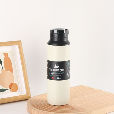 Taça de frasco de vácuo de aço inoxidável de cor personalizada de grande capacidade para esportes ao ar livre