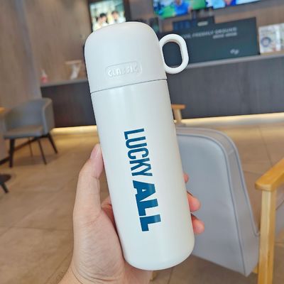 Funcional 500ml de aço inoxidável garrafa de água para crianças manter bebidas na temperatura desejada