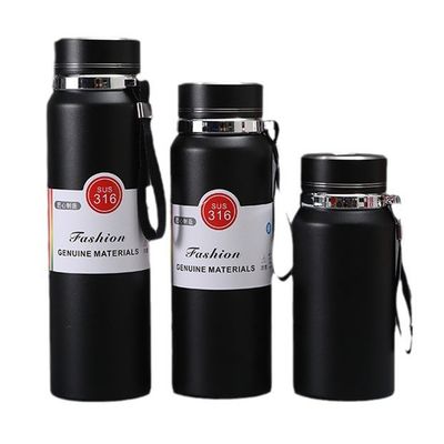 Termos de frasco de vácuo inteligente de 600 ml com controle de temperatura de aço inoxidável de parede dupla