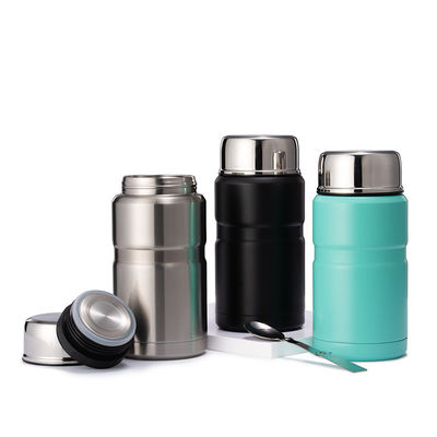 750 ml de aço inoxidável colher de vácuo isolado frasco de comida ideal para manter a comida das crianças quente