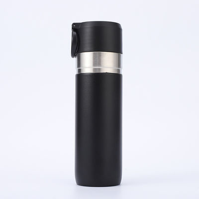 Flasca de vácuo de aço inoxidável de 500 ml para viagens isoladas por parede dupla