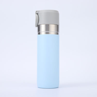Flasca de vácuo de aço inoxidável de 500 ml para viagens isoladas por parede dupla