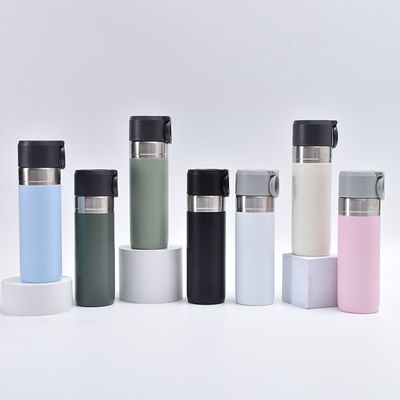 Garrafa de água de aço inoxidável de 500 ml sustentável e personalizada para as suas necessidades