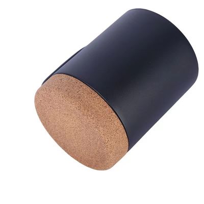 Melhor Venda Copo de Café de aço inoxidável de parede isolada dupla com fundo de cortiça e alça