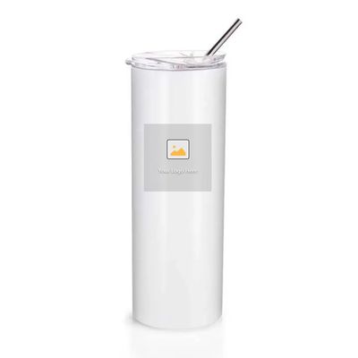 Natal 20oz Slimny cerveja tumbler isolado de aço inoxidável tumbler copos com palha
