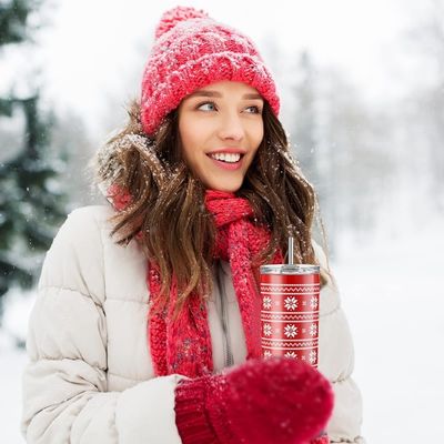 20oz Sublimação Tumblers Ofertas de ocasião Logotipo personalizado Taça de café de Natal