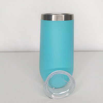 Frascos de vácuo Termoses 10oz Champagne Tumbler com impressão de logotipo personalizado