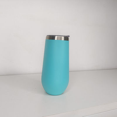 Frascos de vácuo Termoses 10oz Champagne Tumbler com impressão de logotipo personalizado